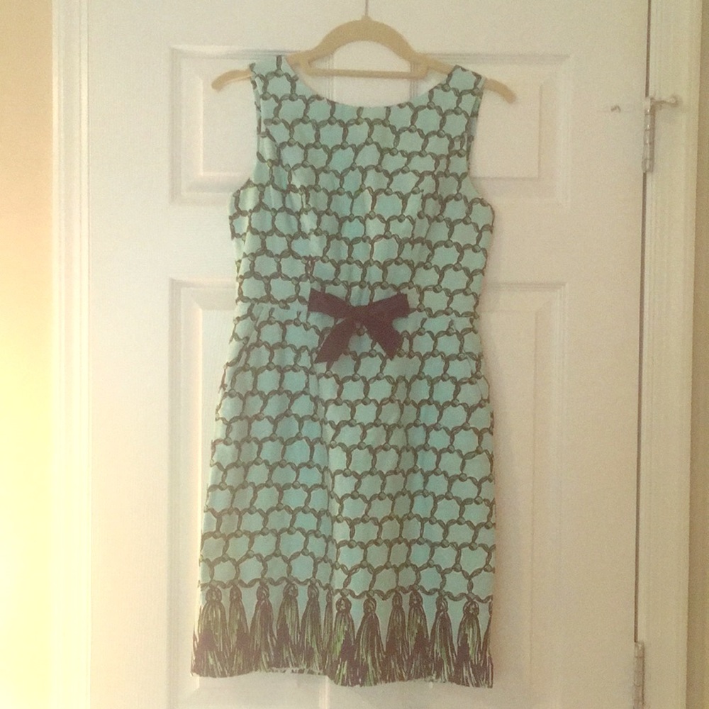 Lilly Pulitzer Macrame Me print dress size 0